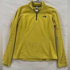 The North Face Yellow Quarter-Zip Jacket